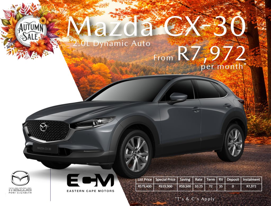 Mazda CX 30 Autumn-Ford Eastern Cape Motors
