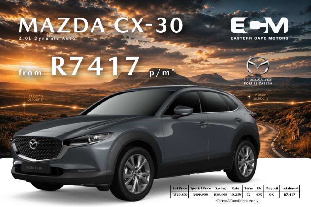Mazda CX 30 May-Ford Eastern Cape Motors