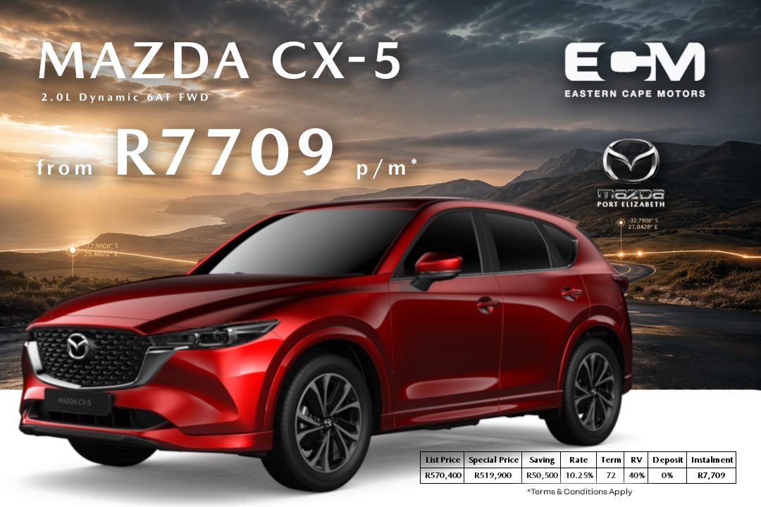 Mazda CX 5 May-Ford Eastern Cape Motors