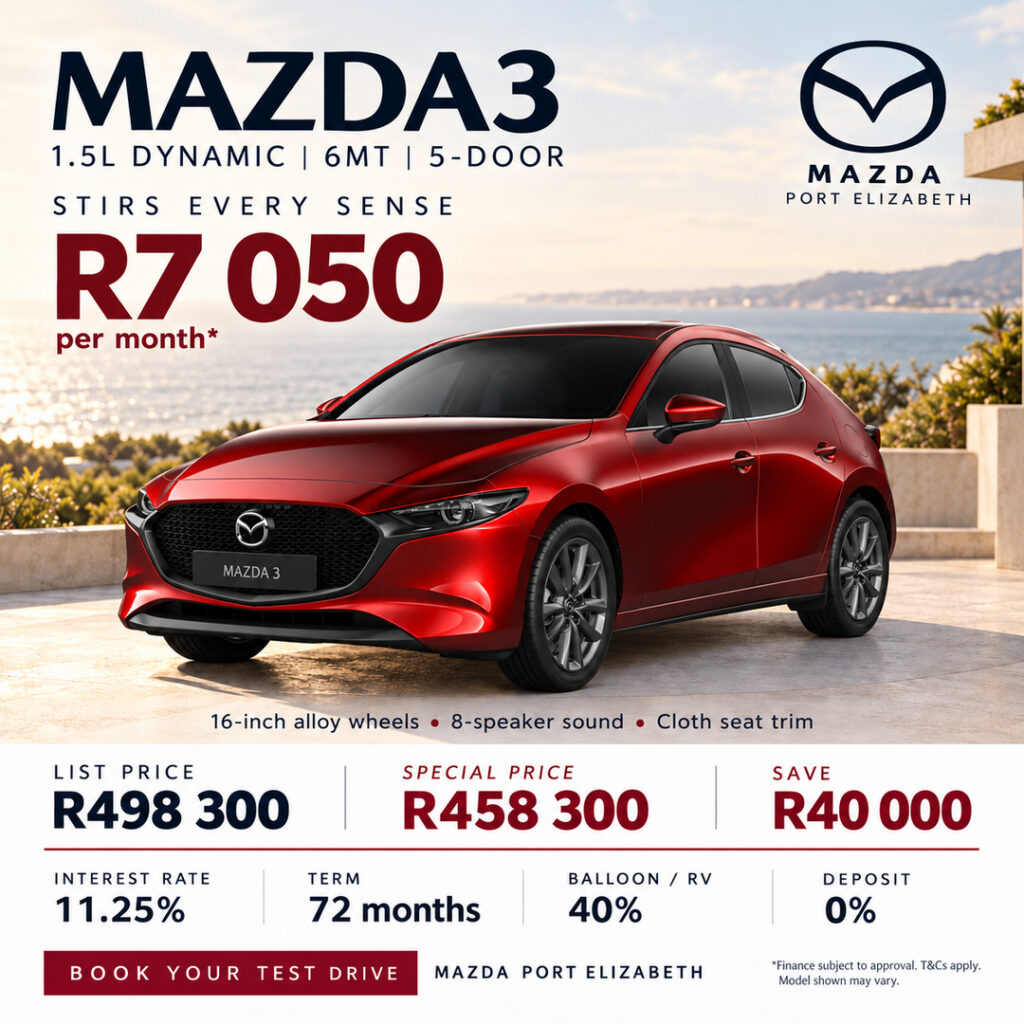 Mazda 3 1-Ford Eastern Cape Motors