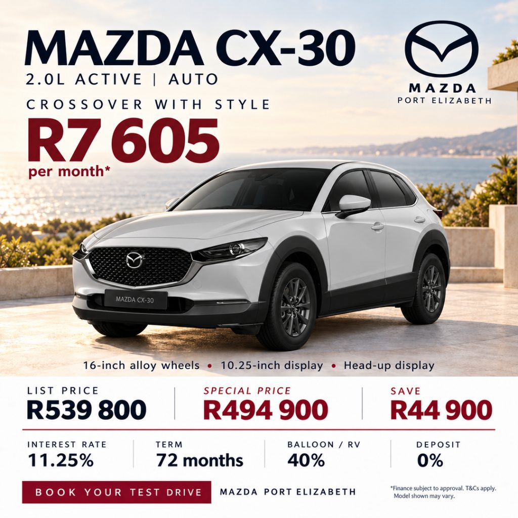 Mazda CX 30-Ford Eastern Cape Motors