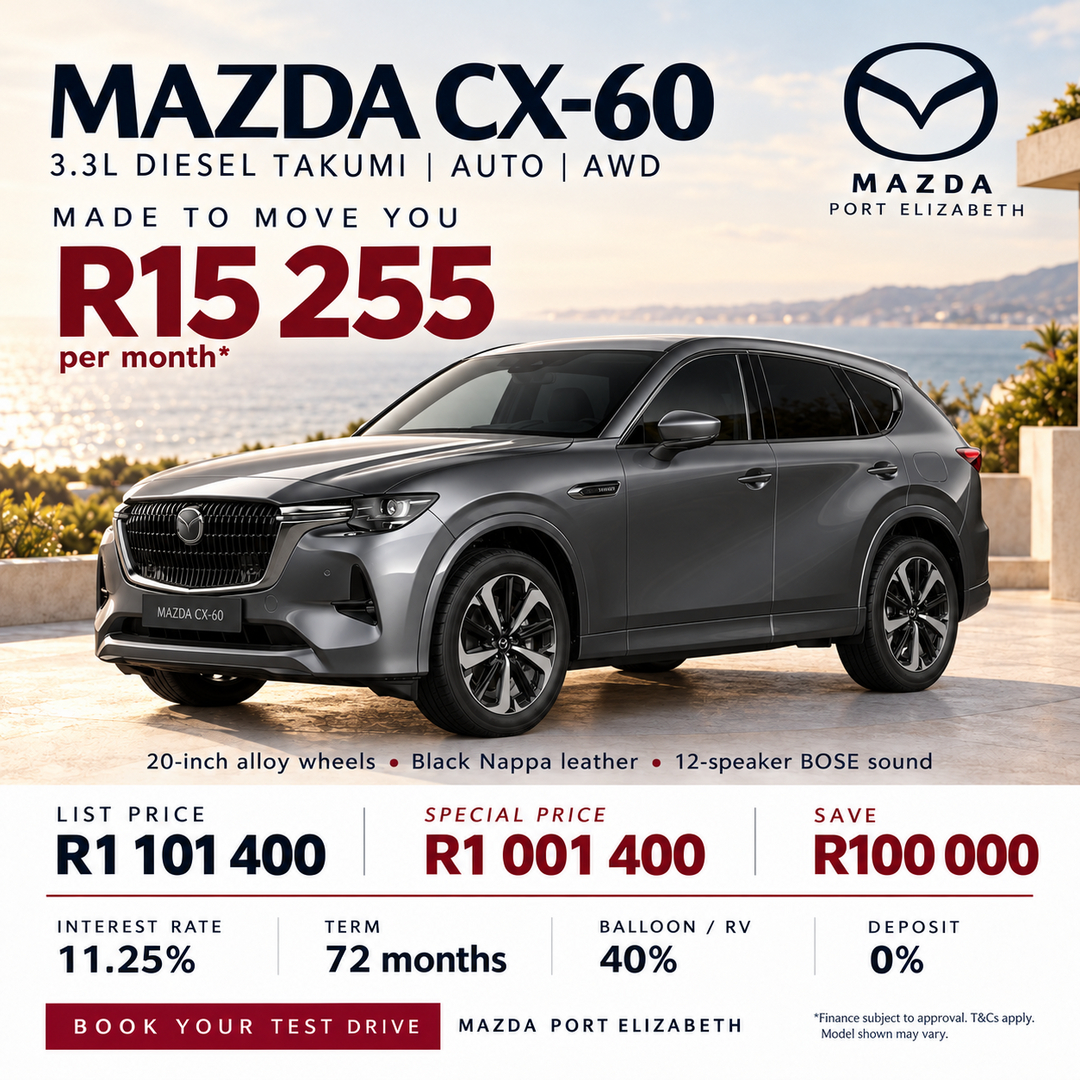 Mazda CX 60-Ford Eastern Cape Motors