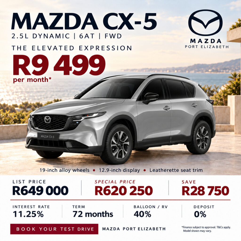 Mazda CX5 Dynamic 1-Ford Eastern Cape Motors