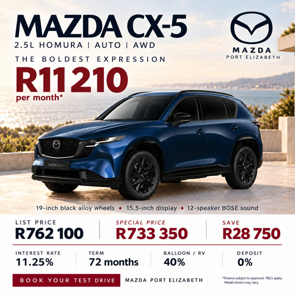 Mazda CX5 Homura 1-Ford Eastern Cape Motors
